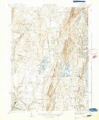Mt. Tom 1938 topographic map thumbnail