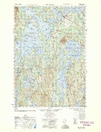 Big Lake 1952 topographic map thumbnail