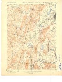 Pittsfield 1888 topographic map thumbnail