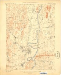 Northampton 1885 topographic map thumbnail