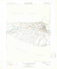 Nantucket 1951 topographic map thumbnail