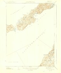 Naushon Island 1944 topographic map thumbnail