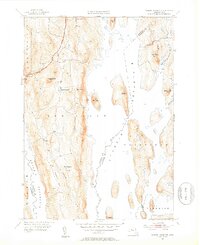 Quabbin Reservoir 1952 topographic map thumbnail