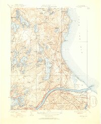 Sagamore 1951 topographic map thumbnail
