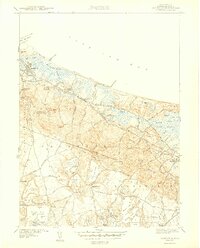 Sandwich 1943 topographic map thumbnail