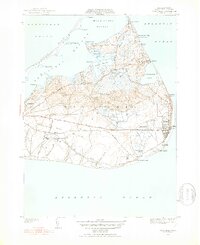 Siasconset 1951 topographic map thumbnail