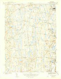 Somerset 1943 topographic map thumbnail