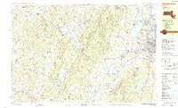 Pittsfield West 1988 topographic map thumbnail