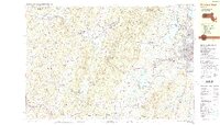 Pittsfield West 1988 topographic map thumbnail