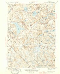 South Groveland 1944 topographic map thumbnail