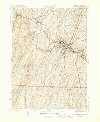 Southbridge 1945 topographic map thumbnail