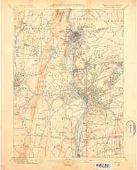 Springfield 1886 topographic map preview