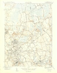 Taunton 1944 topographic map thumbnail