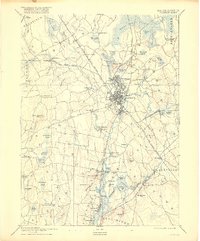 Taunton 1893 topographic map thumbnail