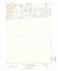 Tisbury Great Pond 1951 topographic map thumbnail