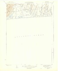 Tisbury Great Pond 1944 topographic map thumbnail