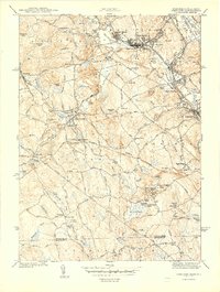 Uxbridge 1944 topographic map thumbnail