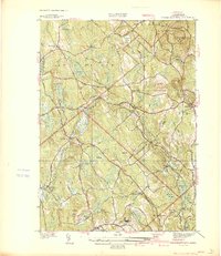 Wachusett Mtn 1939 topographic map thumbnail