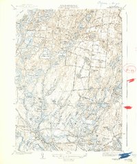 Wareham 1939 topographic map thumbnail