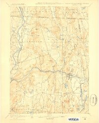 Warwick 1887 topographic map thumbnail