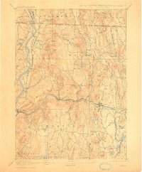 Warwick 1894 topographic map preview