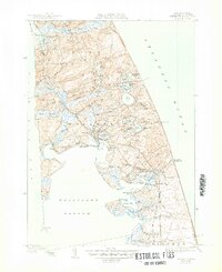 Wellfleet 1944 topographic map thumbnail