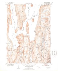 Winsor Dam 1952 topographic map thumbnail