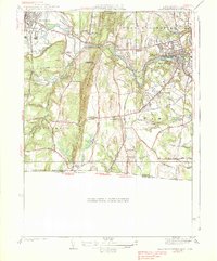 West Springfield 1938 topographic map thumbnail