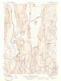 Winsor Dam 1944 topographic map thumbnail