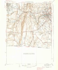 West Springfield 1938 topographic map thumbnail