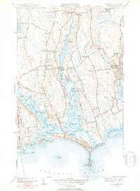 Westport 1951 topographic map thumbnail