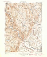 Woronoco 1942 topographic map thumbnail