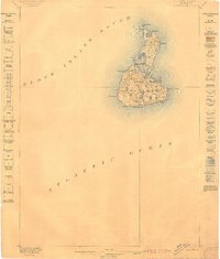 Block Island 1899 topographic map thumbnail