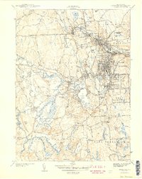 Crompton 1943 topographic map thumbnail