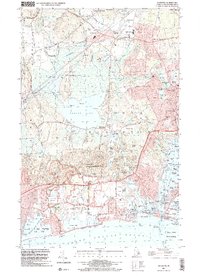 Kingston 2001 topographic map thumbnail