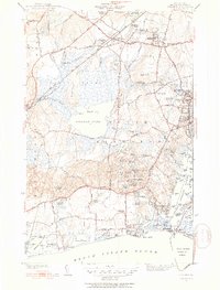 Kingston 1942 topographic map thumbnail