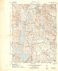 North Scituate 1943 topographic map thumbnail