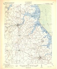 Cedar Creek 1918 topographic map thumbnail