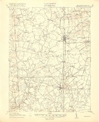 Harrington 1918 topographic map preview