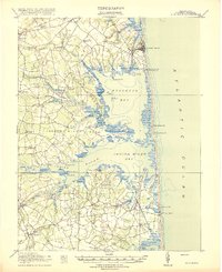 Rehoboth 1918 topographic map thumbnail