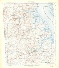 Smyrna 1931 topographic map preview