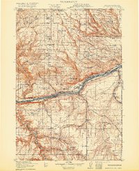 Arlington 1916 topographic map preview