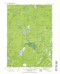 Maiden Peak 1930 topographic map thumbnail
