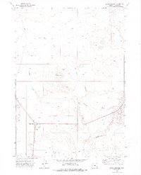 Burns Junction 1972 topographic map thumbnail