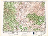 Bend 1957 topographic map thumbnail