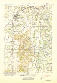 McMinnville 1940 topographic map thumbnail