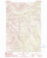 Cornucopia 1990 topographic map thumbnail