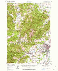 Corvallis 1956 topographic map thumbnail