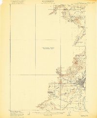 Corvallis 1921 topographic map thumbnail
