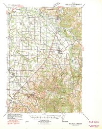 Molalla 1940 topographic map thumbnail